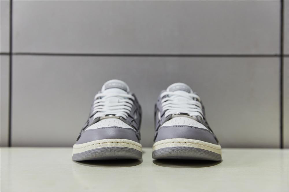 Pk God Amiri Men''s Skel LOW Sneakers GREY retail materials ready to ship